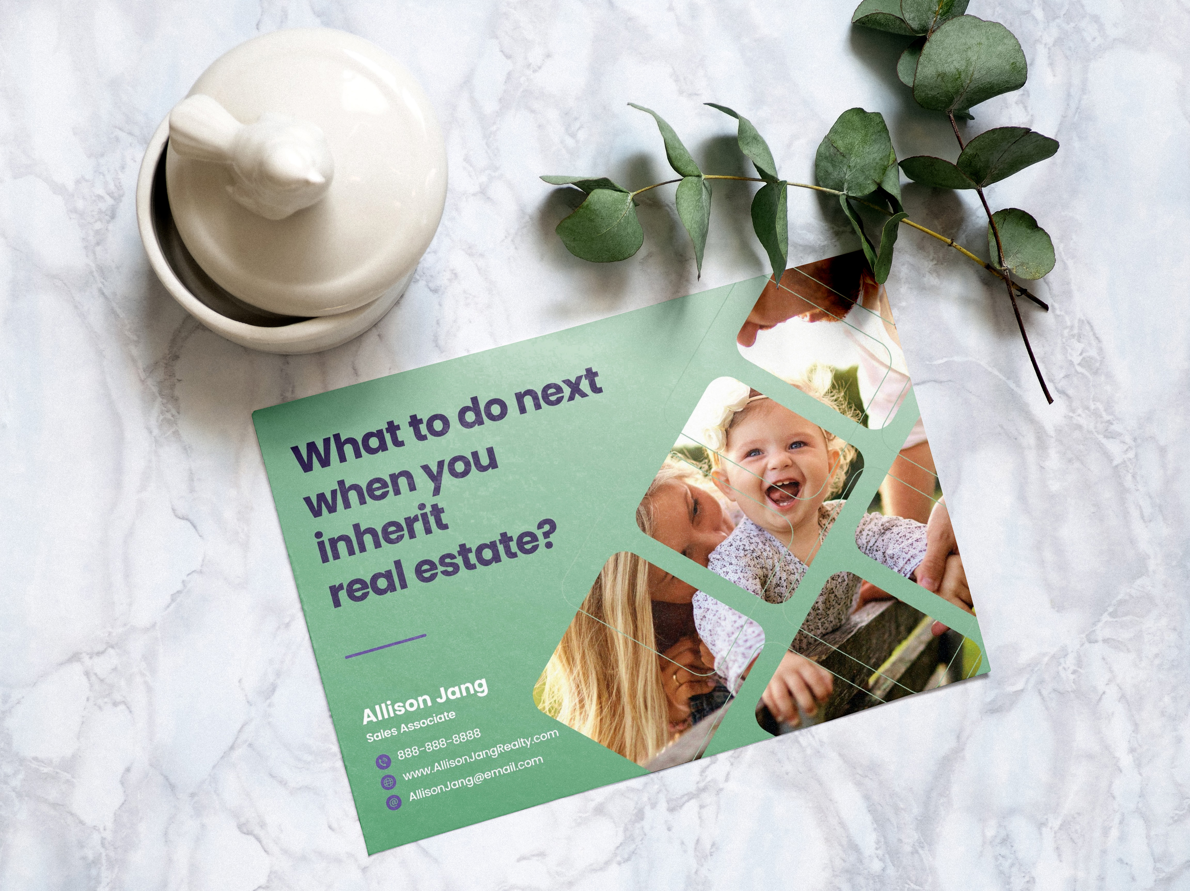 EDDM postcard: what to do when you inherit real estate